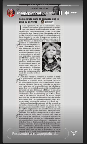 Historia compartida por Rosa Benito