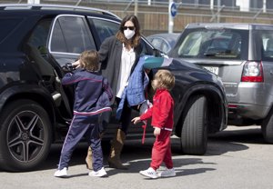 La periodista está centrada en sus dos hijos