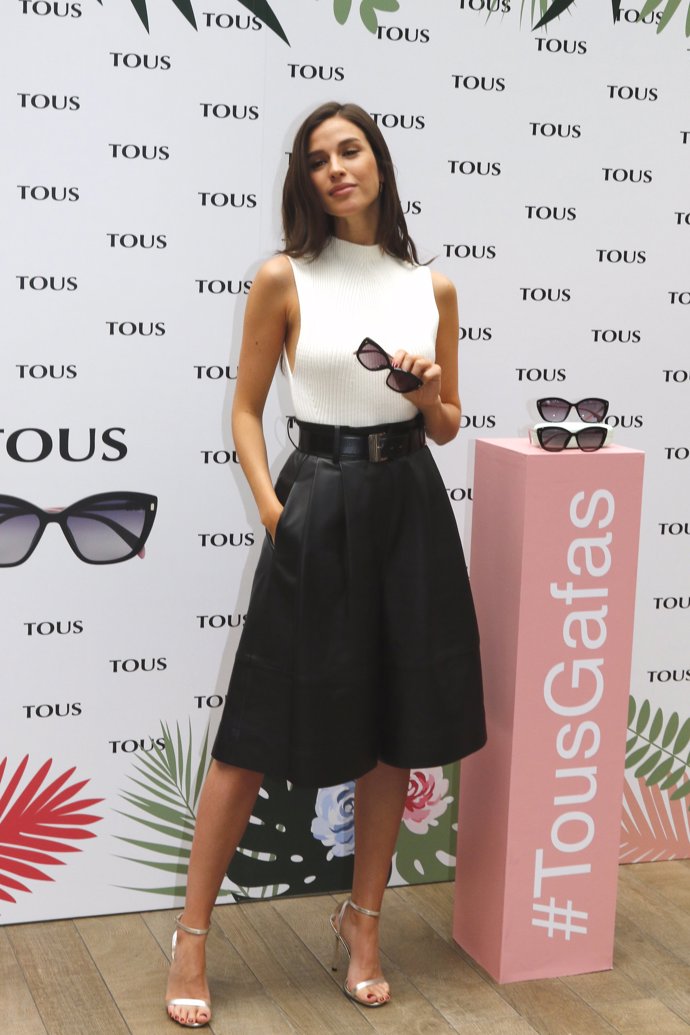 Sandra Gago, primer acto como mamá