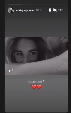 Historia compartida por Enrique Ponce a su llegada al hotel tras reencontrarse con Ana Soria