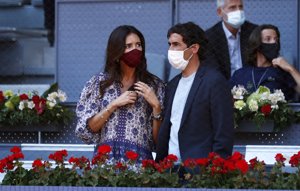 Raúl González Blanco y Mamen Sanz, muy cómplices