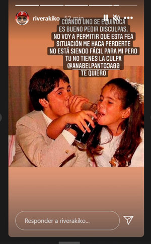 Historia compartida por Kiko en Instagram