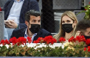 Luis Figo y Helen Svedin derrocharon complicidad