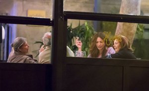 José Toledo, de cena con Merry y Arantxa Martínez Bordiu Franco