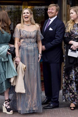 La Familia Real Holandesa asistió el pasado jueves a un espectáculo musical homenaje a Máxima por su 50 cumpleaños