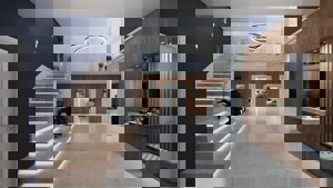 El vestíbulo de la casa de tus sueños, elegante y con mucha clase