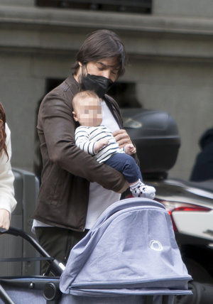 Joaquín Cortés, un padrazo con el pequeño Andrea