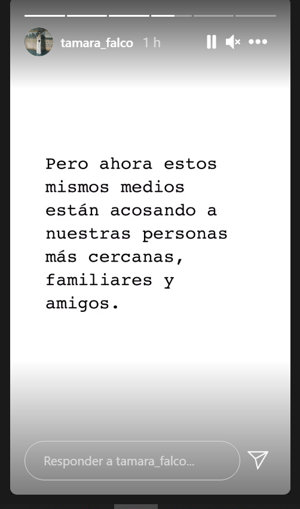 Historia compartida por Tamara Falcó en Instagram