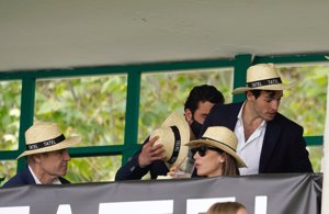 Tamara e Íñigo derrocharon complicidad en la hípica