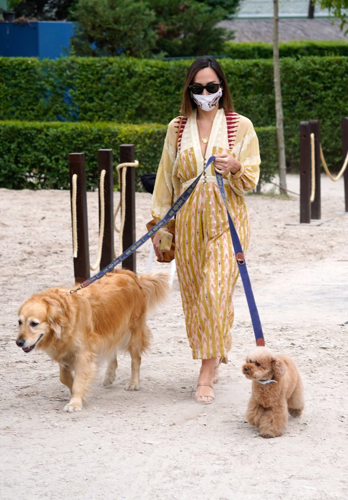 Tamara, espectacular con un vestido estilo kaftán