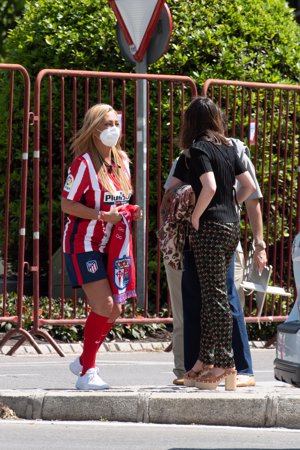 La de San Blas, con la equipación rojiblanca al completo