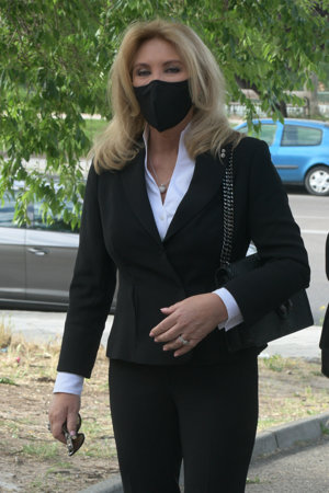 Norma Duval, doloroso ultimo adiós a su madre, Purificación Aguilera