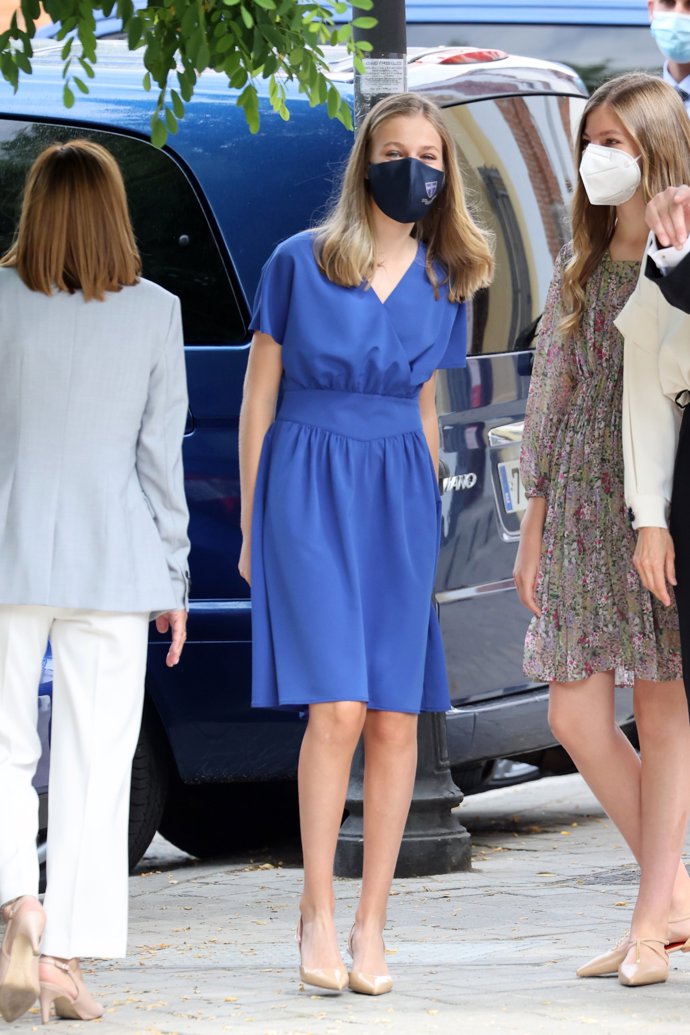 La Princesa Leonor, muy elegante