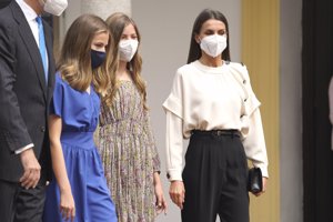 La Reina ha lucido el top que estrenó en la Pascua Real