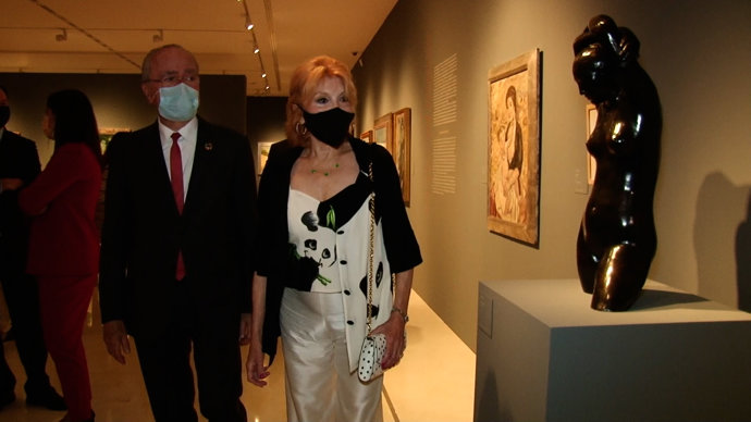 La Baronesa Thyssen, en su museo malagueño