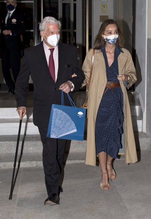 Isabel y Mario cenaron con unos amigos en un conocido hotel de la capital