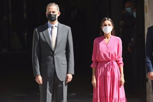 Los Reyes han protagonizado su primer acto conjunto de la semana