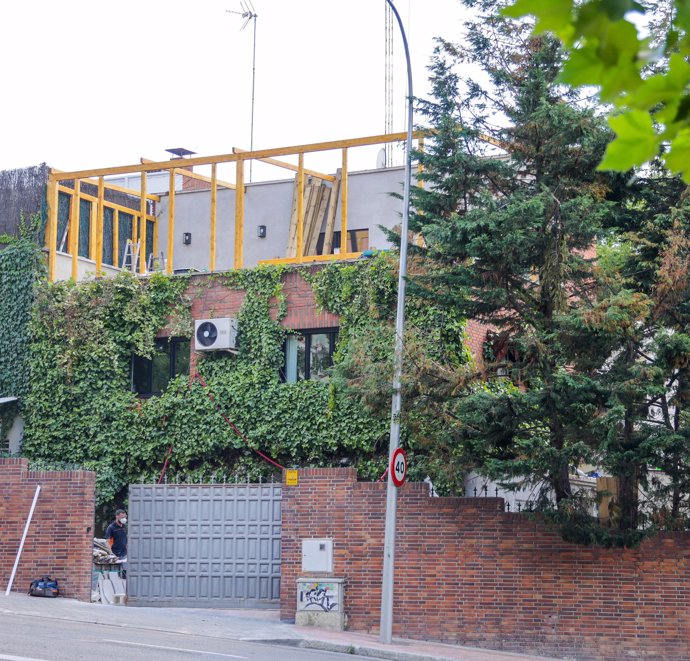 Fachada de la nueva casa de Aitana
