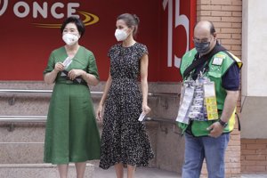 La Reina ha hecho gala una vez más de su naturalidad