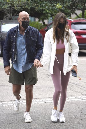 Kiko Matamoros y Marta Lopez a su llegada a la Clínica Bruselas