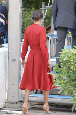 La Reina ha presidido el acto por el patrón de la Policía Municipal