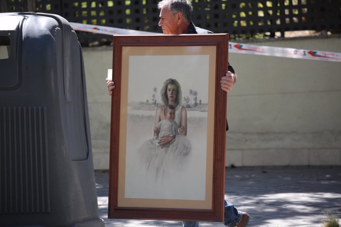 Cuadro de Mila y Alba Santana