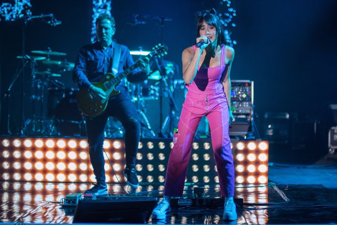 Aitana Ocaña, con un look total rosa