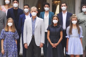 Sofía acaparó todas las miradas con su original peinado