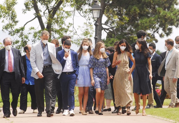 Los Reyes y sus hijas han derrochado cercanía