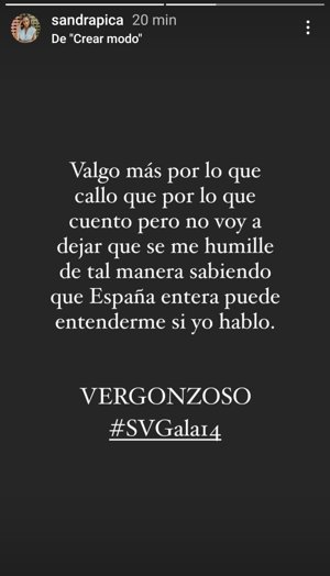 Sandra Pica explota: 