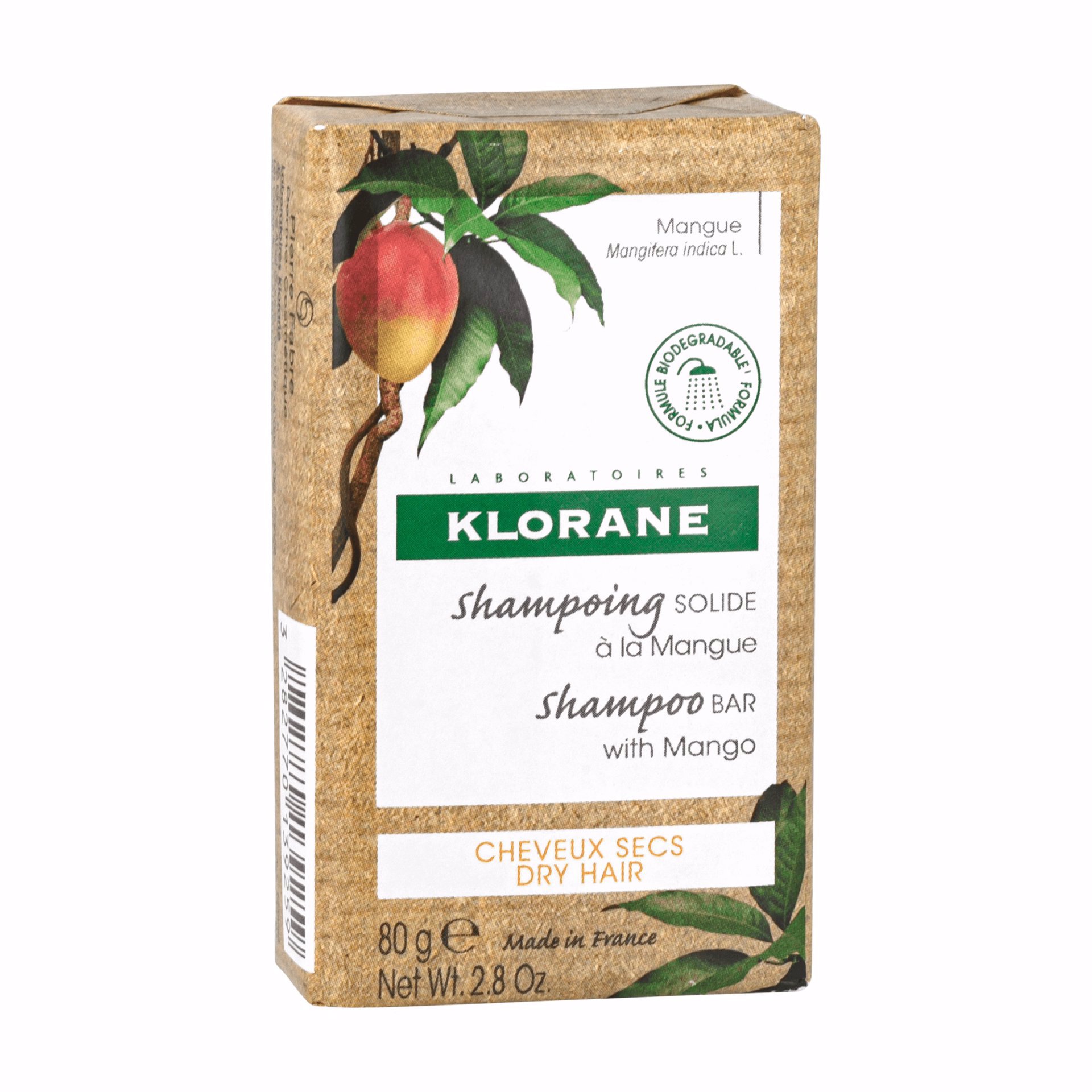 Nuevo champú sólido de mango de Klorane