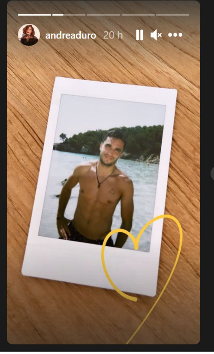 Andrea Duro ha confirmado así su relación con Alejandro Galán