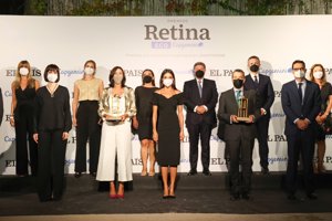 La Reina Letizia durante la entrega de los 