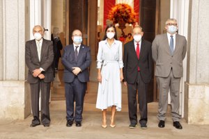 La Reina ha presidido la inauguración de una exposición en el Museo del Prado