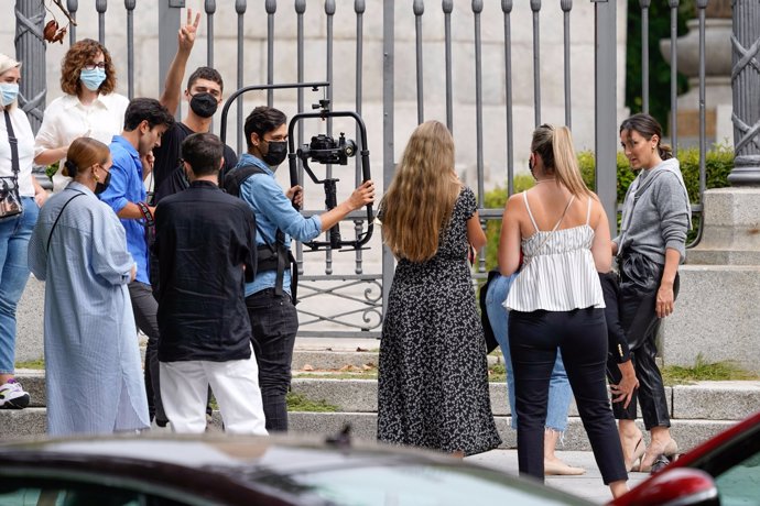 Tamara, una verdadera modelo por las calles de la capital