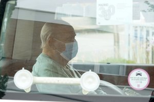 Antonio García, visiblemente recuperado tras salir del hospital