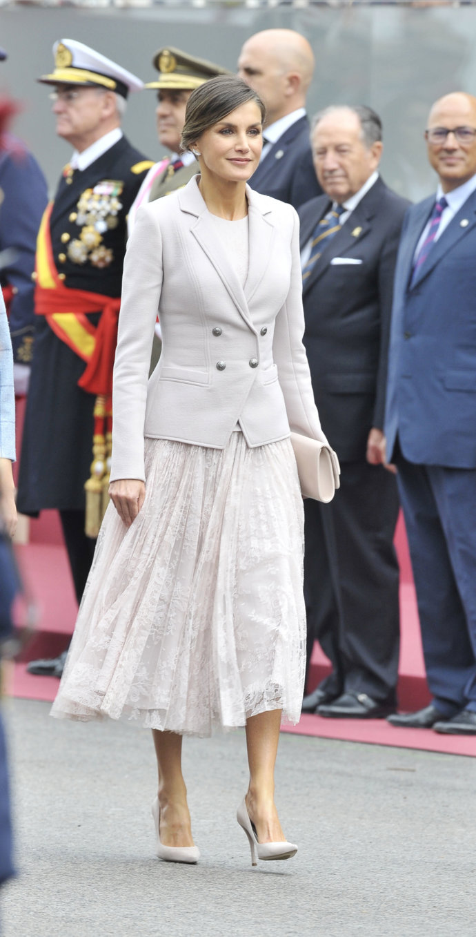 La Reina, con uno de sus looks más aplaudidos