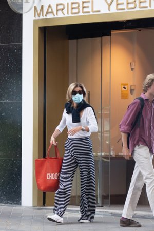 La presentadora disfrutó de varios tratamientos en su centro de estética de cabecera