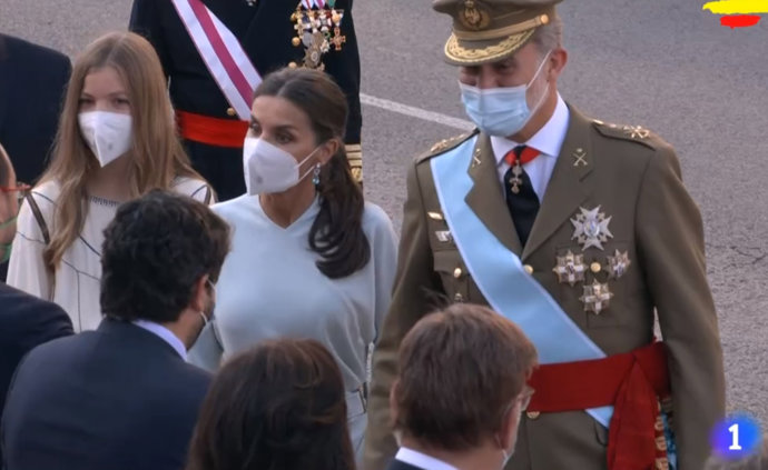 Los Reyes y la Infanta Sofía