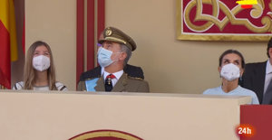 Los Reyes y la Infanta Sofía han presidido los actos con motivo del Día de la Hispanidad