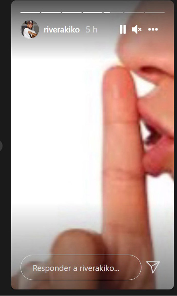 Historia compartida por Kiko en Instagram