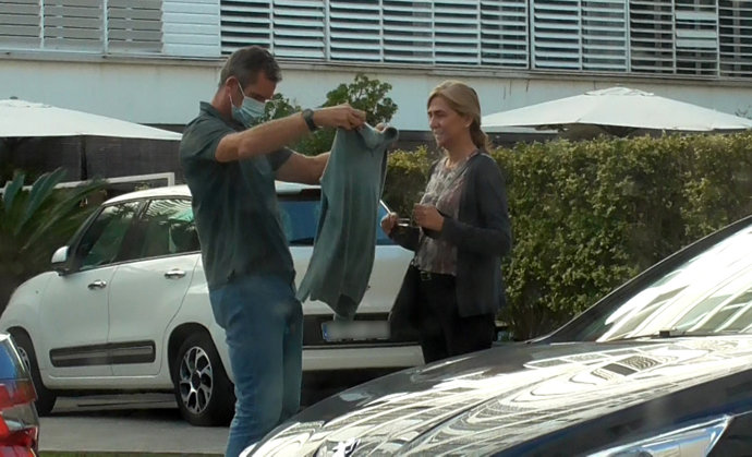 La Infanta Cristina e Iñaki Urdangarín, viaje exprés a Barcelona