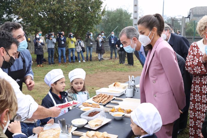 Los Reyes, en el colegio ganador del Premio Escuela del Año