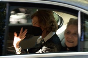 La Reina Sofía e Irene de Grecia han almorzado en Liria