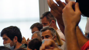 Iñaki Urdangarín no se perdió detalle del partido desde las gradas