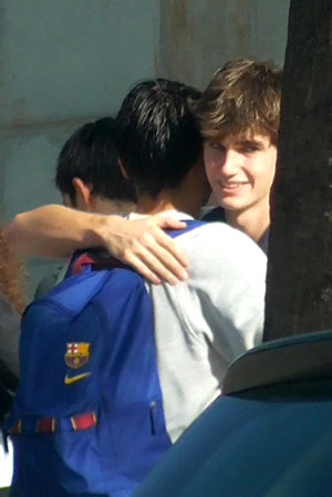 Pablo, muy integrado con sus compañeros