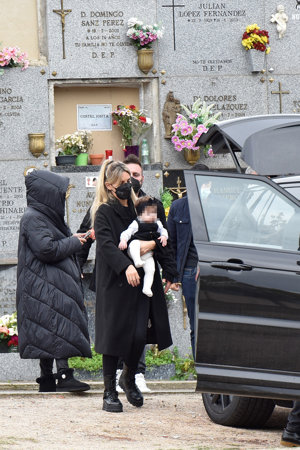 Edurne no pudo contar con el apoyo de David De Gea en estos dolorosos momentos