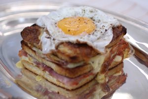 Sándwich Croque Madame
