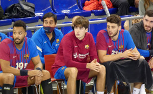 Pablo se abre paso en el primer equipo del Barça de balonmano