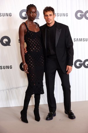 Martiño Rivas y su novia, la modelo Lily Fofana